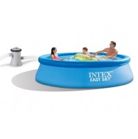 Piscina fuoriterra Intex Easy tonda 244 x 61 cm 28108 con pompa rotonda